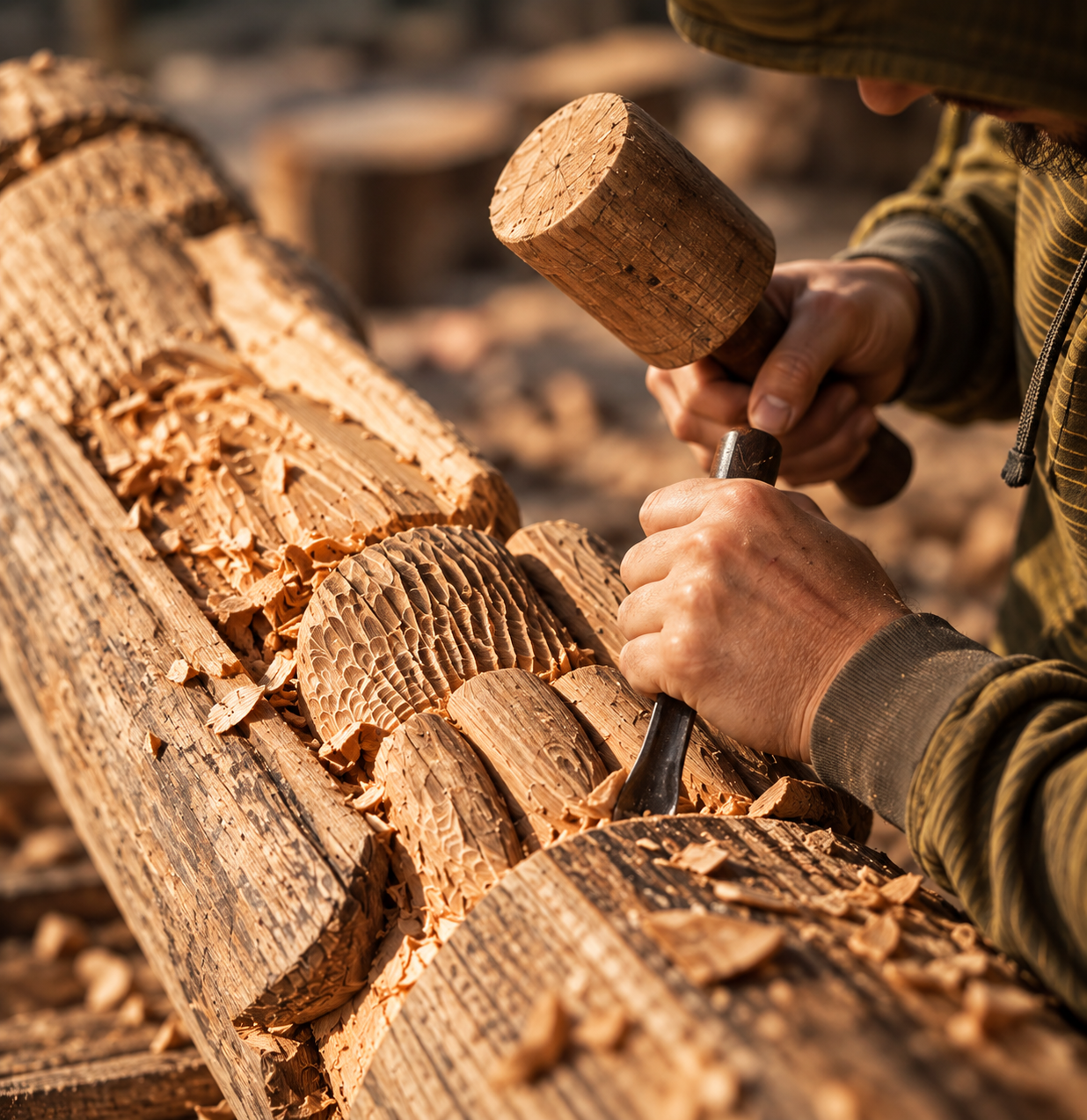 Mallet & Chisel Work